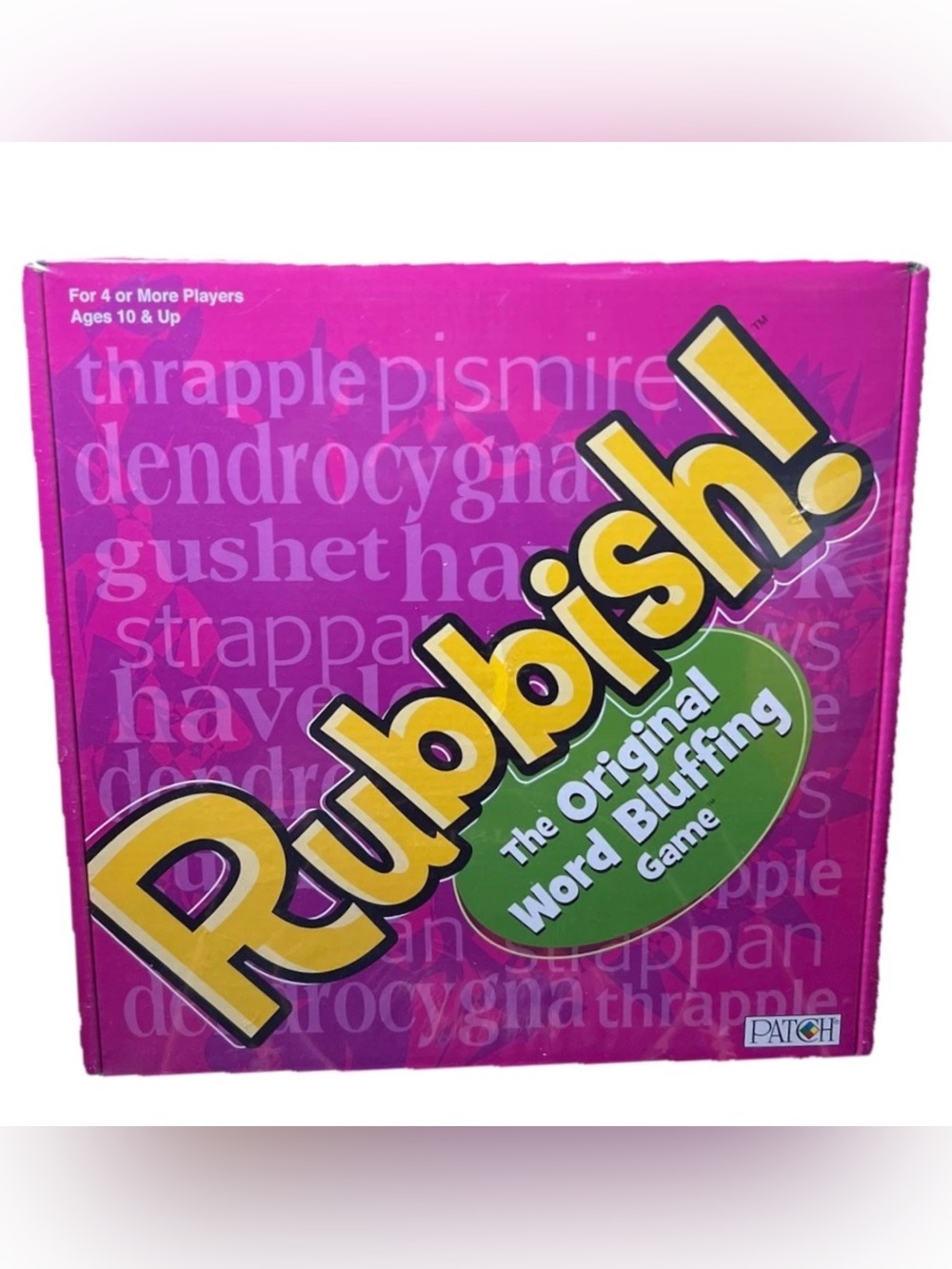 Patch Products - Rubbish! The Original Word Bluffing Game Party Board Game NEW